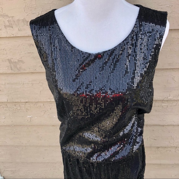 The Limited sequined drop waist tank dress! - Picture 2 of 8
